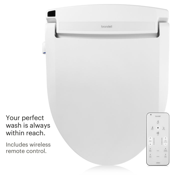Brondell Swash DR802 Advanced Bidet Toilet Seat with Remote Control