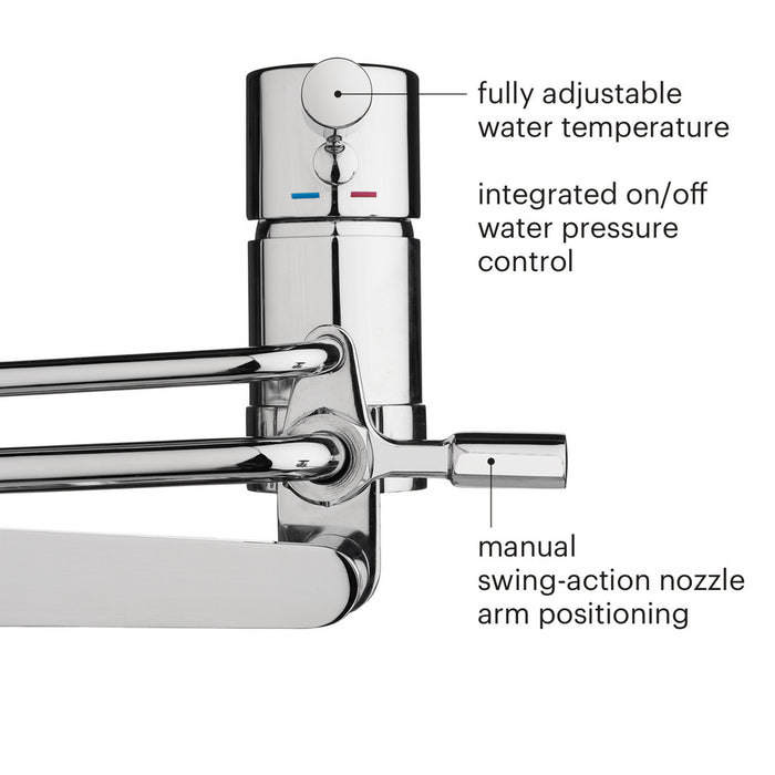 Brondell Side-Mounted Bidet Attachment with Adjustable Spray Wand, Dual Temperature