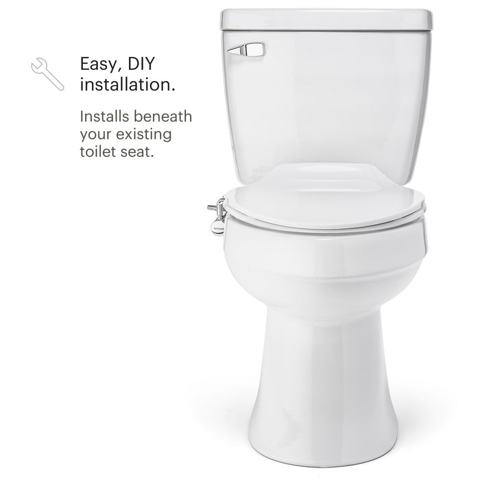 Brondell Side-Mounted Bidet Attachment with Adjustable Spray Wand, Dual Temperature