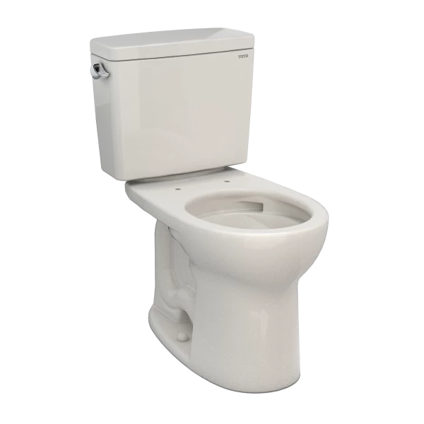 Drake® Two-piece Toilet, 1.28 GPF, Round Bowl - Universal Height