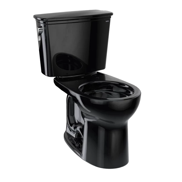 Drake® Transitional Two-Piece Toilet, 1.28 GPF, Round Bowl - Universal Height SKU: CST785CEFG#01