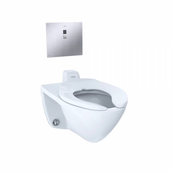 Commercial Flushometer Ultra-High Efficiency Toilet, 1.0/1.28/1.6 GPF, Elongated Bowl - Back Spud - CEFIONTECT