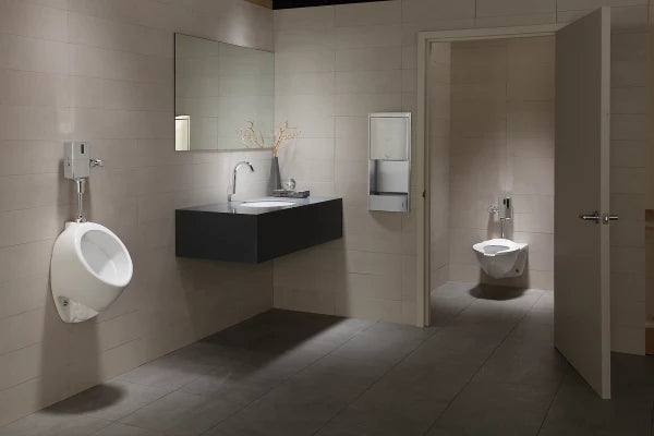Commercial Flushometer Ultra-High Efficiency Toilet, 1.0/1.28/1.6 GPF, Elongated Bowl - Back Spud - CEFIONTECT