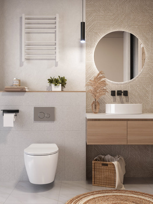 LIBERTY Wall-Hung Elongated Toilet, 1.1/1.6GPF Dual-Flush  with Multiple Colors