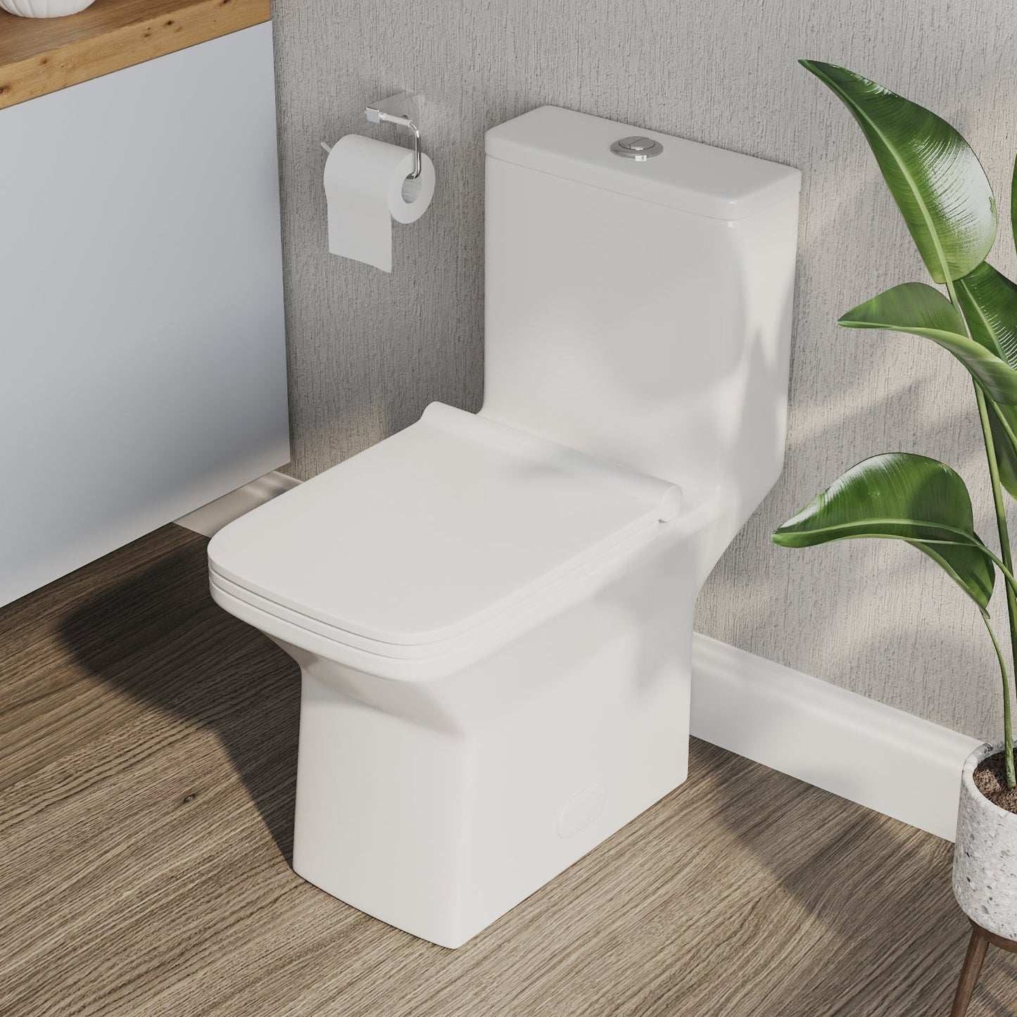 DeerValley DV-1F0072 – One-Piece Elongated Toilet
