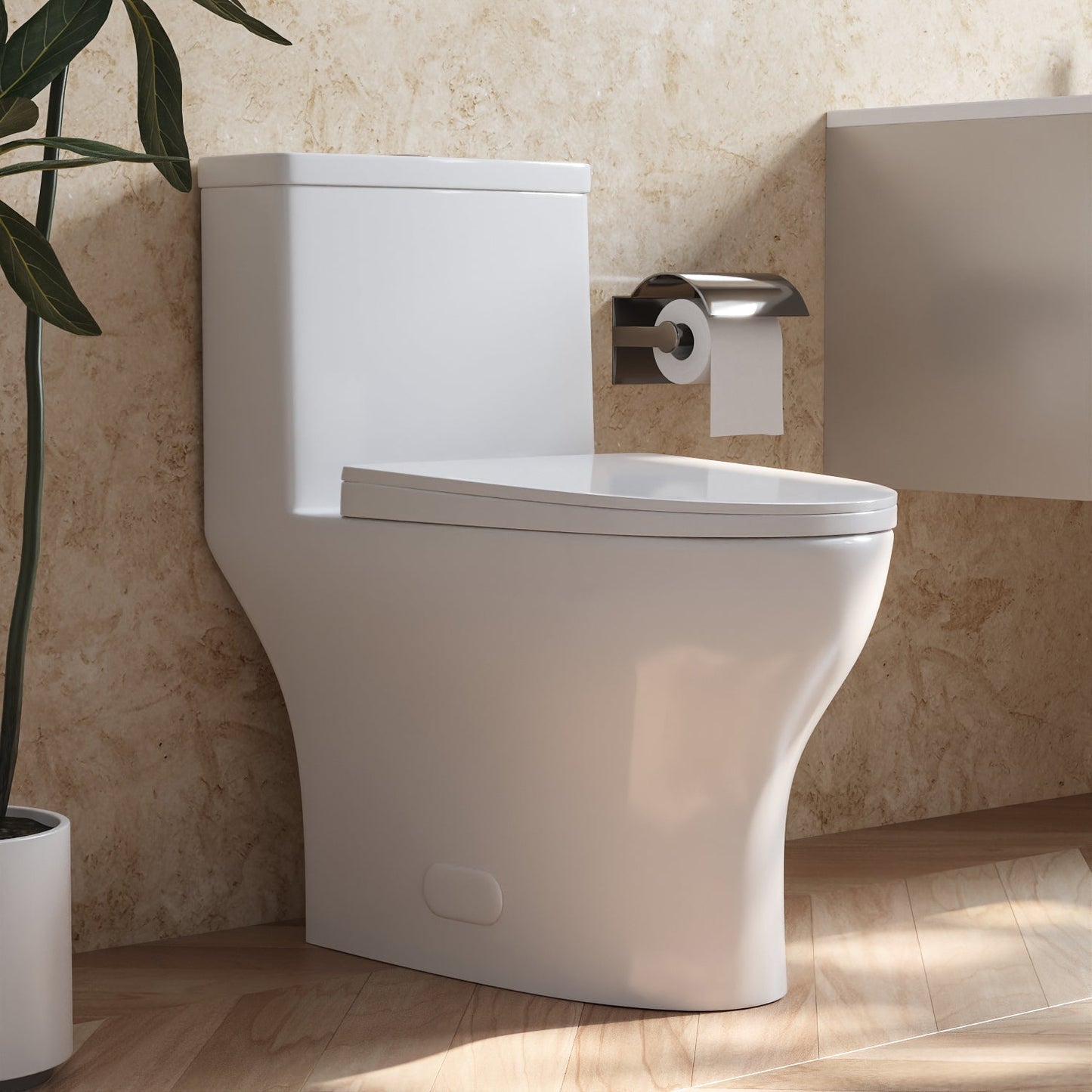 DeerValley DV-1F0073 – One-Piece Elongated Toilet