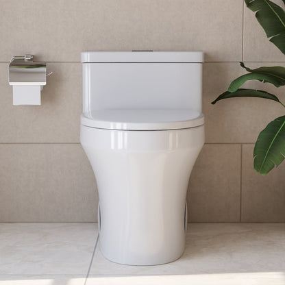 DeerValley DV-1F0075 – One-Piece Dual-Flush Elongated Toilet