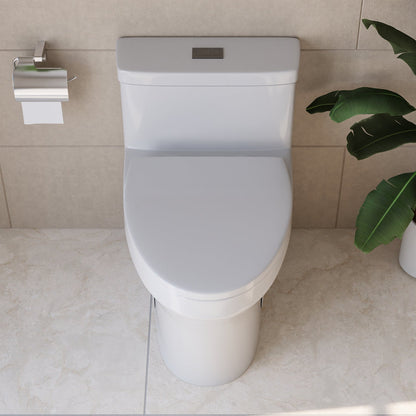 DeerValley DV-1F0075 – One-Piece Dual-Flush Elongated Toilet