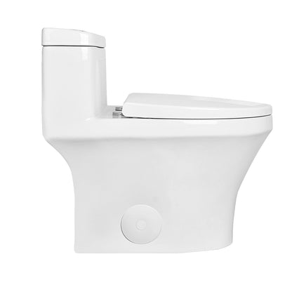 DeerValley DV-1F0075 – One-Piece Dual-Flush Elongated Toilet