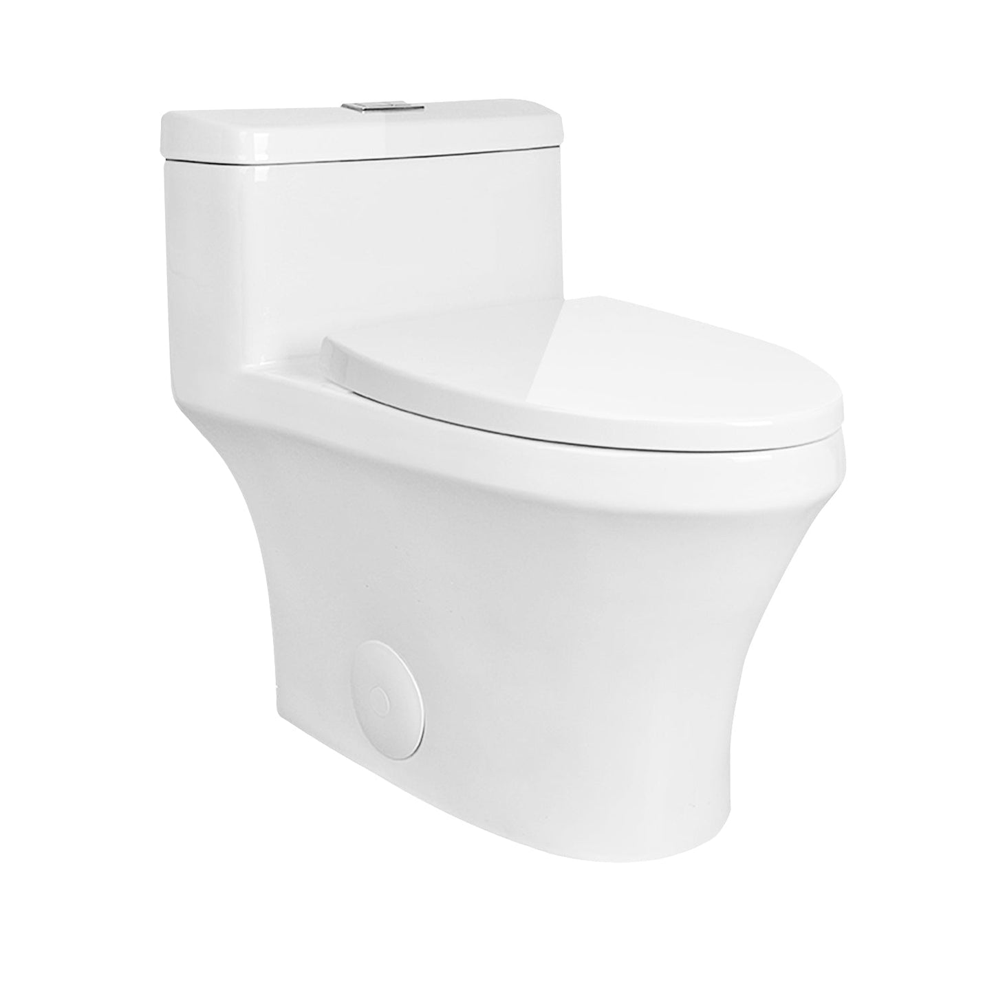 DeerValley DV-1F0075 – One-Piece Dual-Flush Elongated Toilet