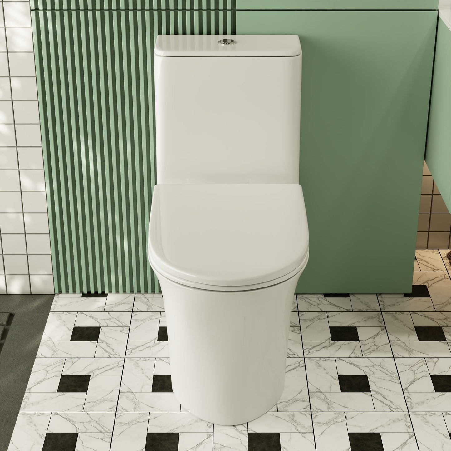 DeerValley DV-1F0248 – One-Piece Dual-Flush Elongated Toilet