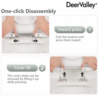 DeerValley DV-1F0248 – One-Piece Dual-Flush Elongated Toilet