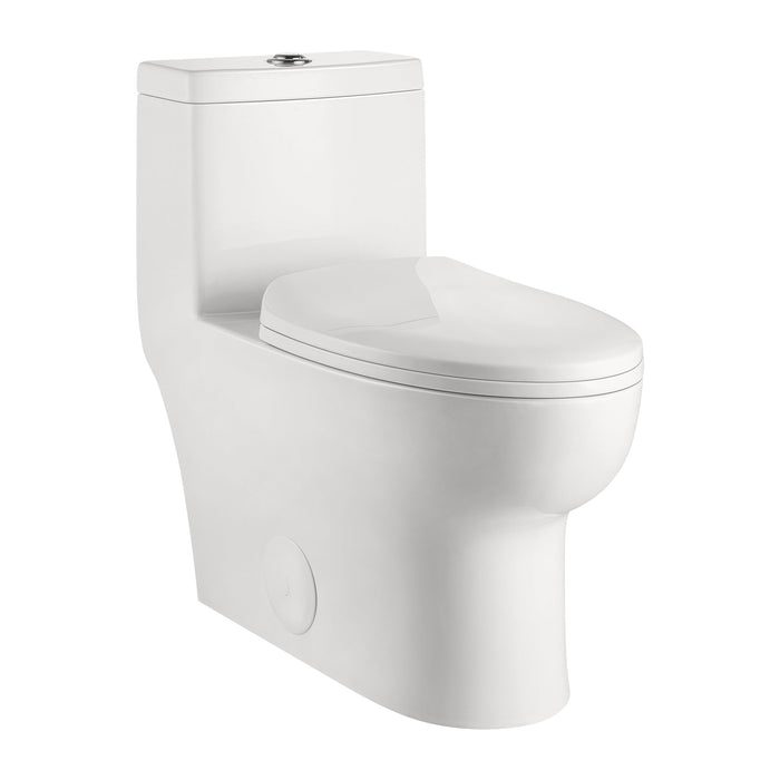 ALLY One-Piece Elongated Toilet, Dual Flush Standard-Size with Multiple Colors