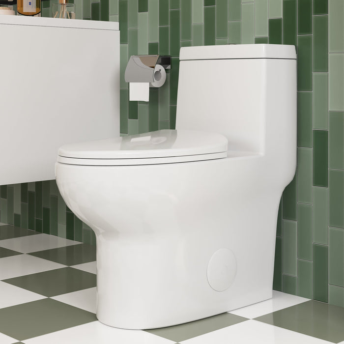 ALLY One-Piece Elongated Toilet, 10" Rough-in Standard-Size with Multiple Colors