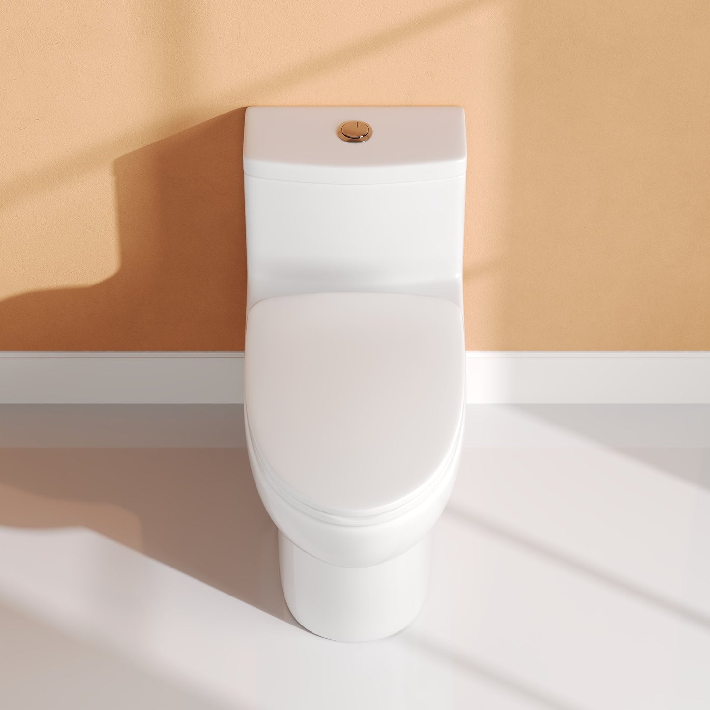 DeerValley DV-1F026Pro – One-Piece Dual-Flush Elongated Toilet