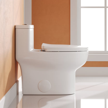 DeerValley DV-1F026Pro – One-Piece Dual-Flush Elongated Toilet