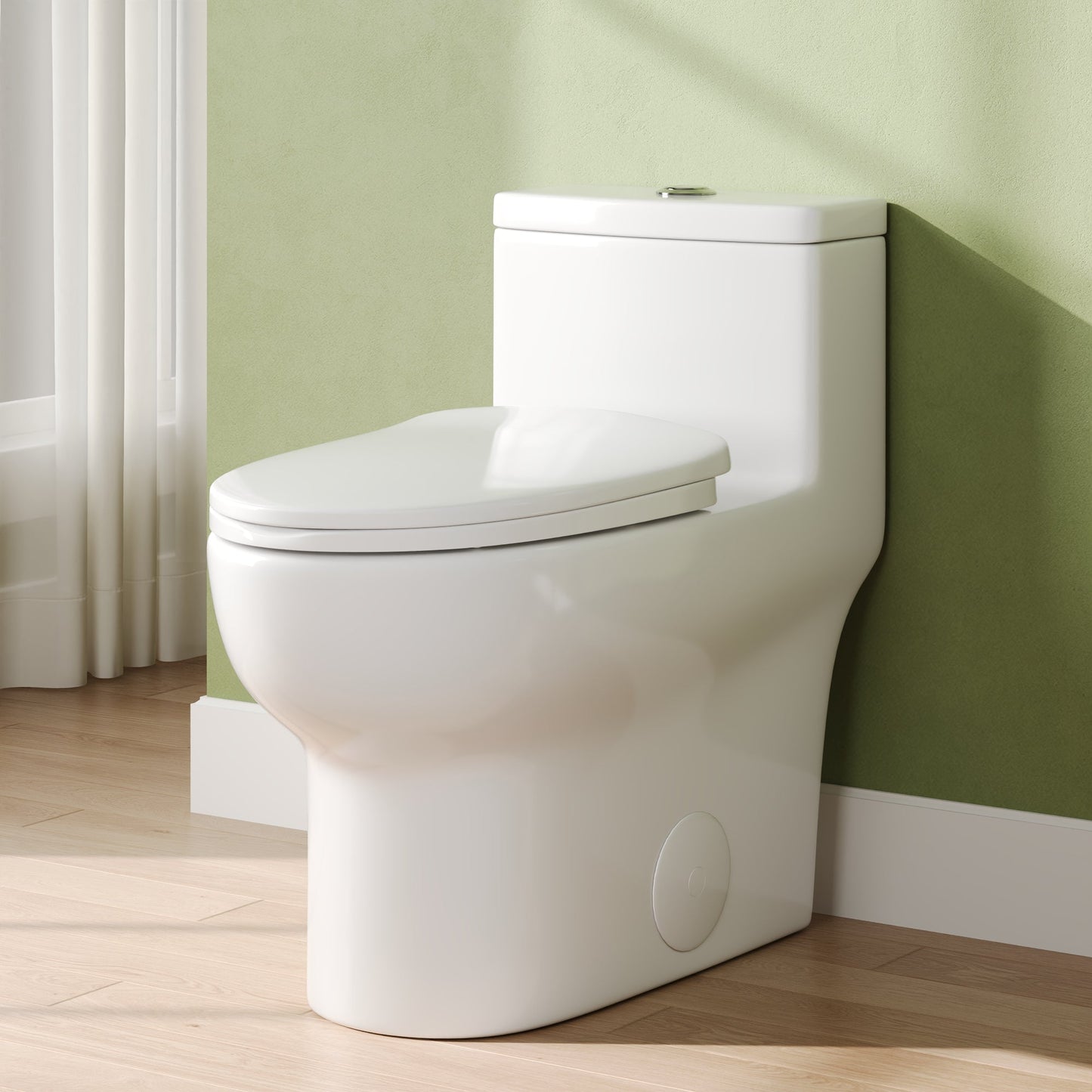 DeerValley DV-1F026Pro – One-Piece Dual-Flush Elongated Toilet