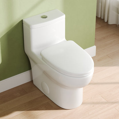 DeerValley DV-1F026Pro – One-Piece Dual-Flush Elongated Toilet