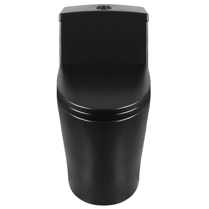 PRISM One-Piece Elongated Toilet, Dual-Flush Glazed Surface with Multiple Colors