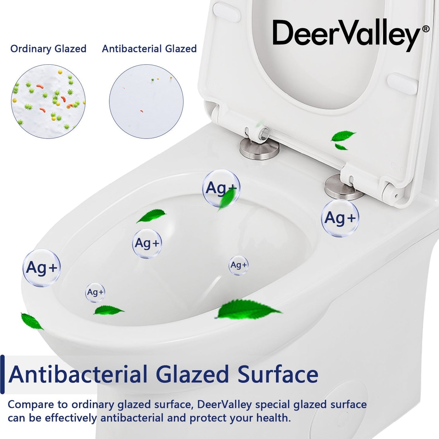 DeerValley DV-1F52677 – One-Piece Dual-Flush Elongated Toilet