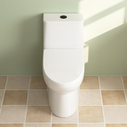 DeerValley DV-1F52677 – One-Piece Dual-Flush Elongated Toilet