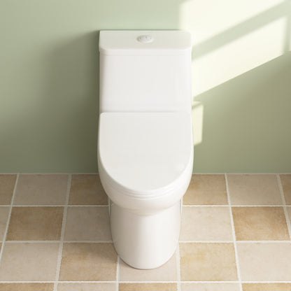 DeerValley DV-1F52677 – One-Piece Dual-Flush Elongated Toilet