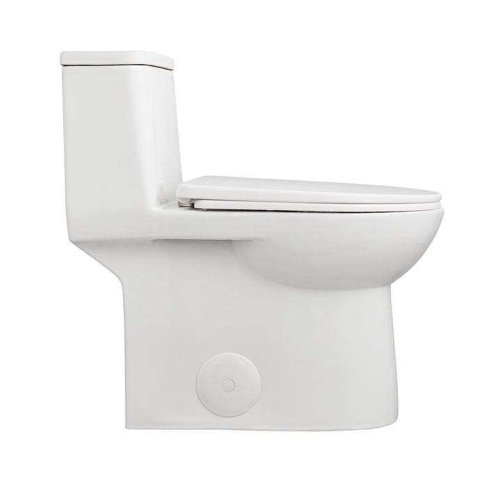 URSA One-Piece Elongated Toilet, Dual-Flush Full-Size with Multiple Colors
