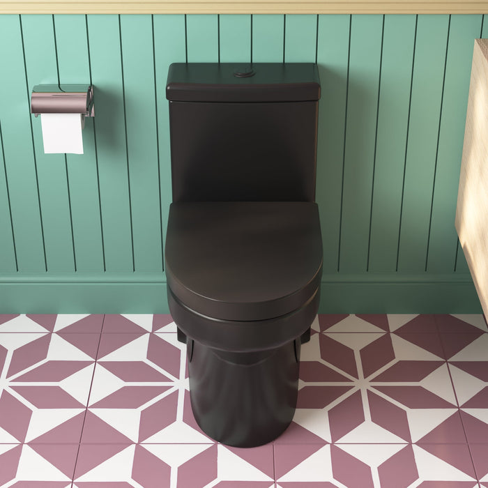 LIBERTY One-Piece Round Toilet, 12/10" Rough-in Dual-Flush with Multiple Colors