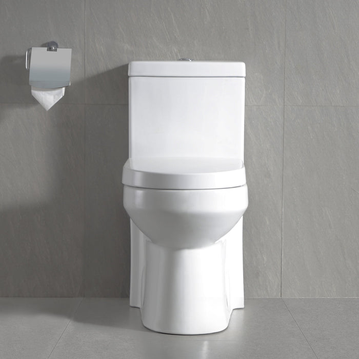 LIBERTY One-Piece Round Toilet, 12/10" Rough-in Dual-Flush with Multiple Colors