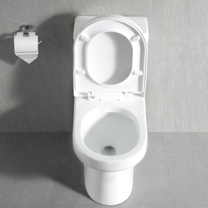 LIBERTY One-Piece Round Toilet, 12/10" Rough-in Dual-Flush with Multiple Colors