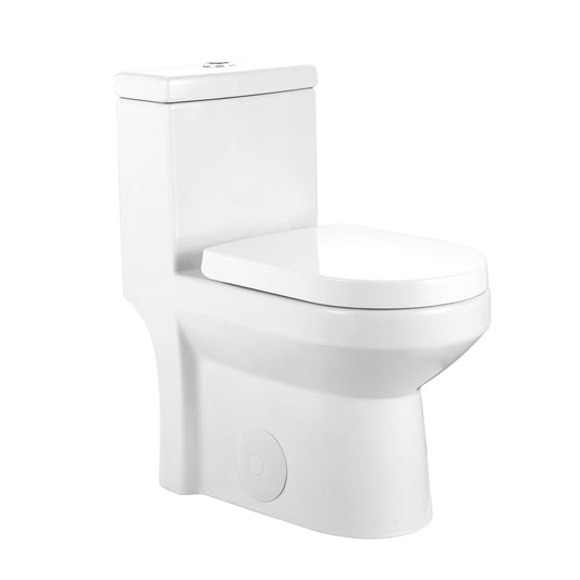 LIBERTY One-Piece Round Toilet, 12/10" Rough-in Dual-Flush with Multiple Colors