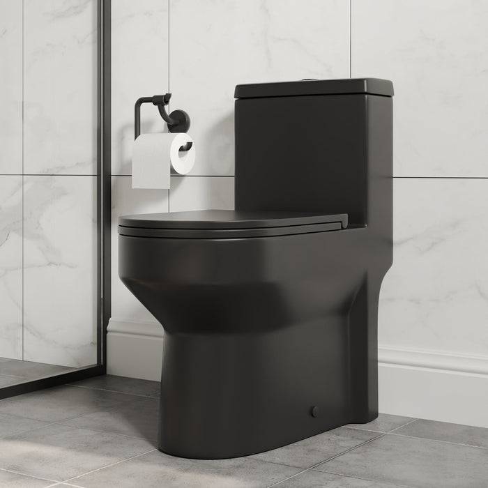 LIBERTY One-Piece Round Toilet, 1.1/1.6GPF Dual-Flush with Multiple Colors