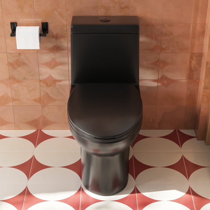 ALLY One-Piece Elongated Toilet, 1.1/1.6GPF Dual-Flush  with Multiple Colors