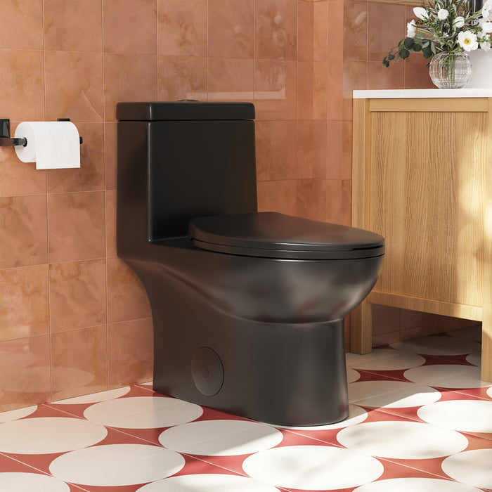 ALLY One-Piece Elongated Toilet, 1.1/1.6GPF Dual-Flush  with Multiple Colors