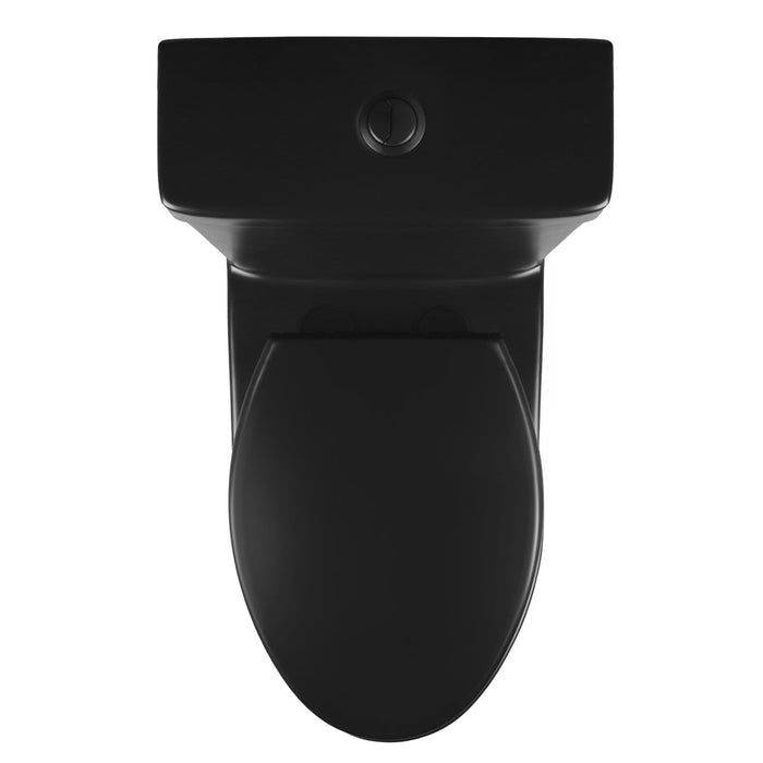 ALLY One-Piece Elongated Toilet, 1.1/1.6GPF Dual-Flush  with Multiple Colors