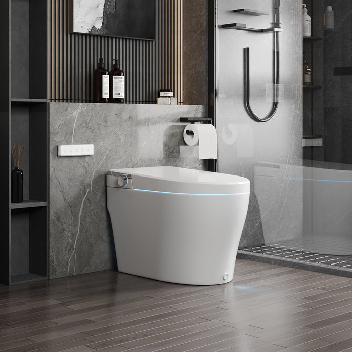 DeerValley  Smart Bidet Toilet, Foot Kick Flush, Warm Wash (Seat Included),Female Wash,DV-1S0029-V3