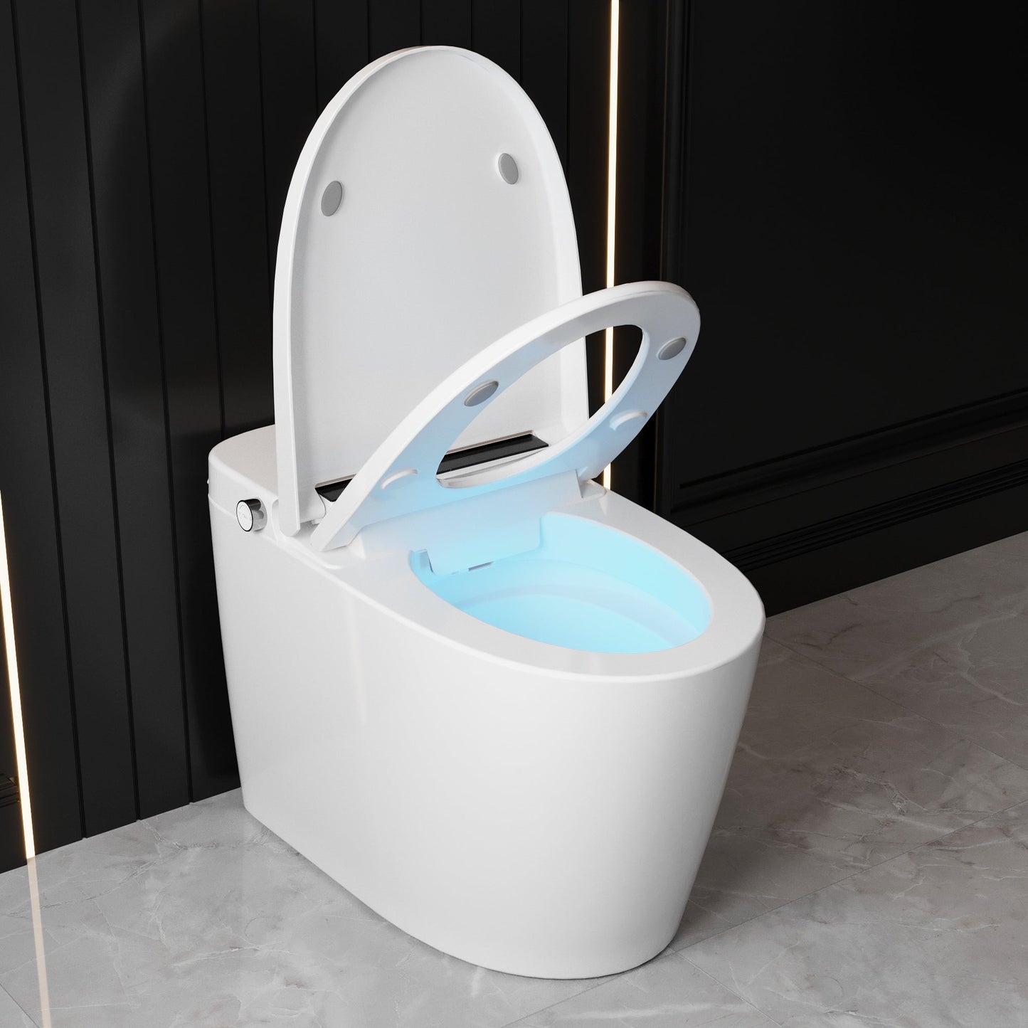 DeerValley  Smart Bidet Toilet,Auto Flush, Heated Seat,Night-light, One-Piece ,DV-1S0159-V3