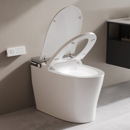 DeerValley DV-1S0371 Smart Toilet with ADA Height, Child-Friendly Wash Mode, Foam Shield, 1000 MAP Powerful Flush, Warm Water Cleansing, No Water Pressure Limit — One-Piece Design for Modern Bathrooms