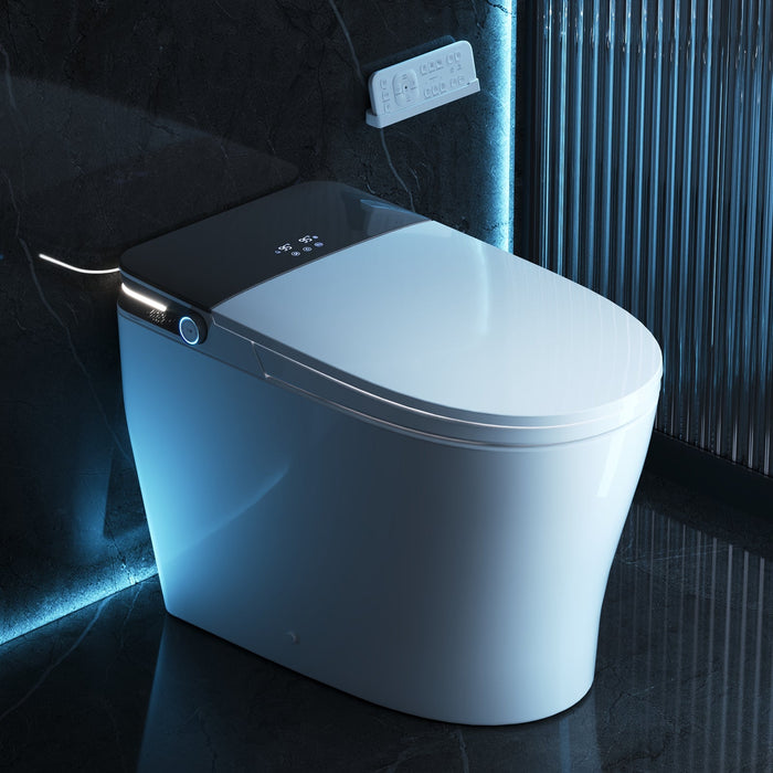 DeerValley   DV-1S0371-V3 ADA Smart Toilet with Foam Shield & Powerful 1000 MAP Flush