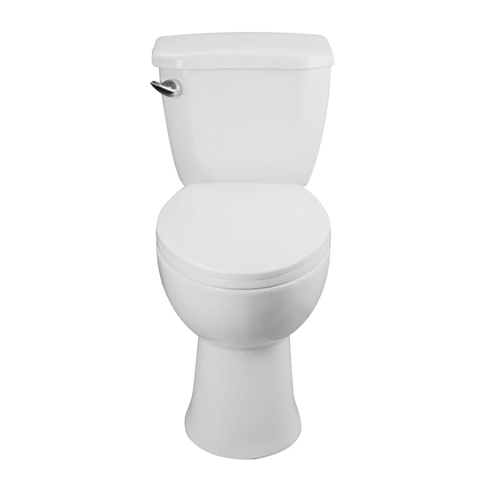 DYNASTY Two-Piece Elongated Toilet, 1.28GPF Single-Flush