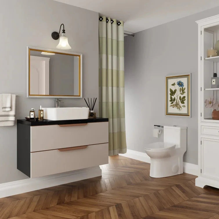 DeerValley DV-1F52508 – One-Piece Elongated Dual-Flush Toilet