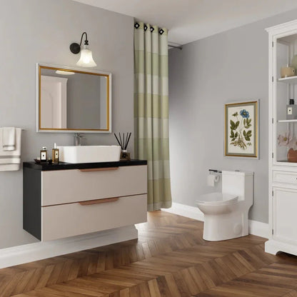 DeerValley DV-1F52508 – One-Piece Elongated Dual-Flush Toilet