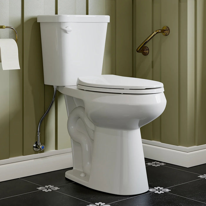2 Piece Toilet with Elongated Bowl and Single Flush Model HWTT - E02S