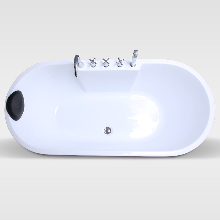 Elegant Oval Freestanding Bathtub