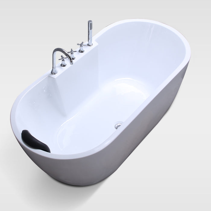 Elegant Oval Freestanding Bathtub