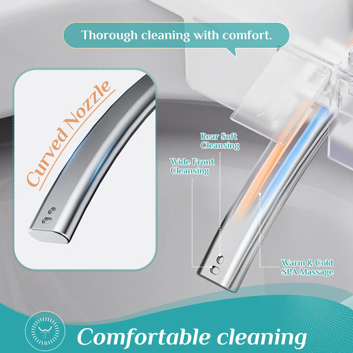 HOROW Smart Toilet with Bidet Seat for 10 Inch Rough In Model T37