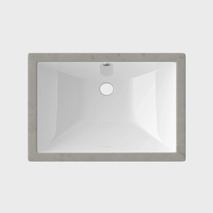 HOROW 24 Inch Kitchen Sink Undermount Square Bathroom Sinks Model HWTP-S6040D