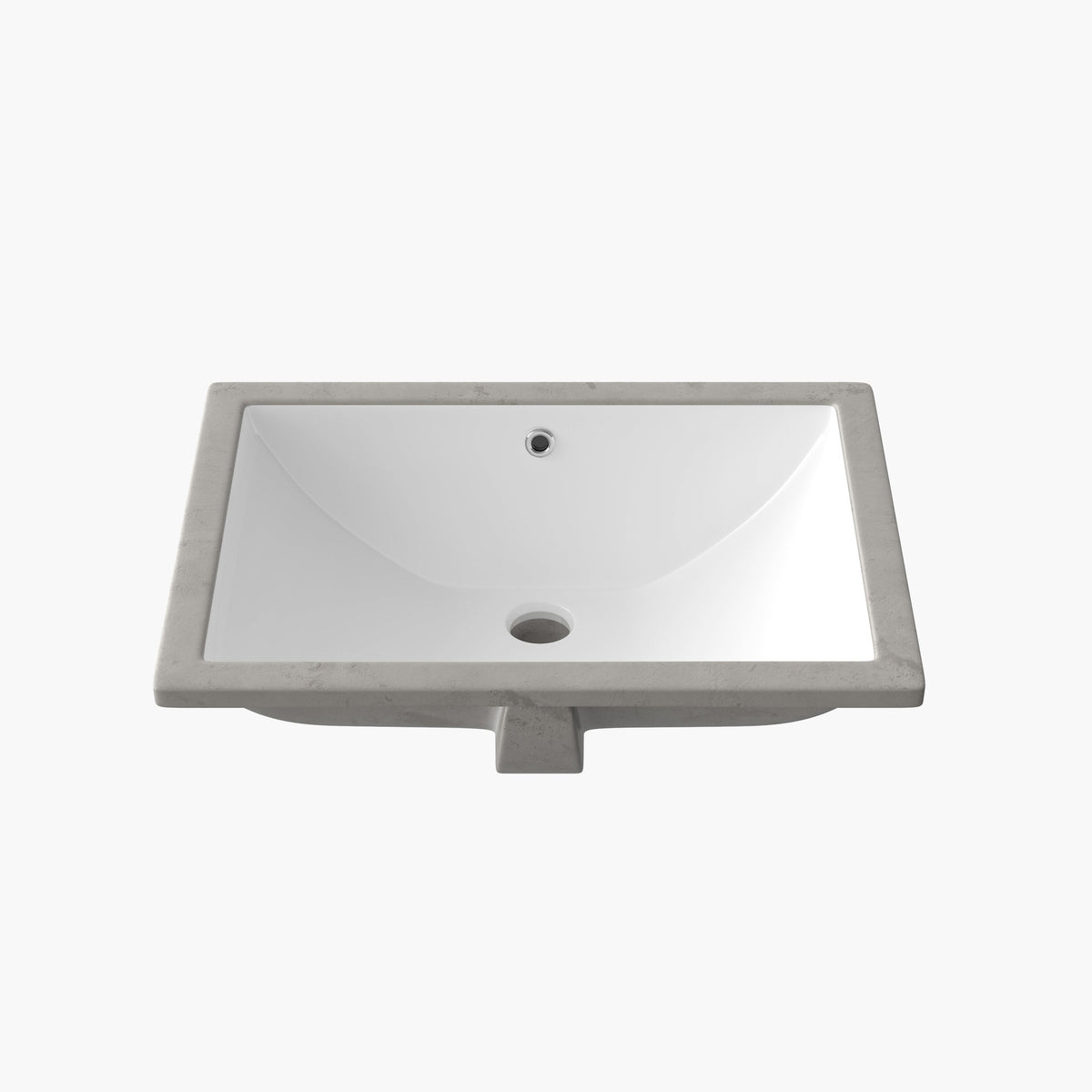 HOROW 24 Inch Kitchen Sink Undermount Square Bathroom Sinks Model HWTP ...