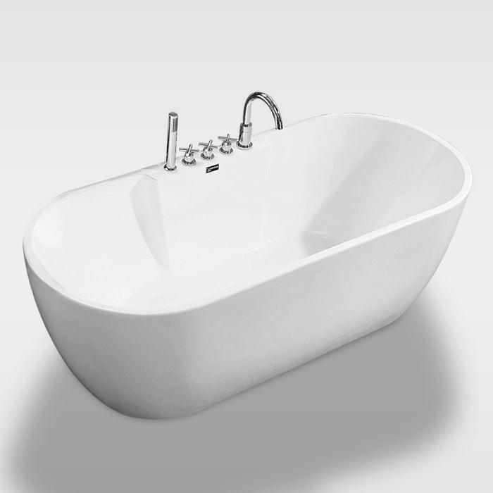 Elegant Oval Freestanding Bathtub