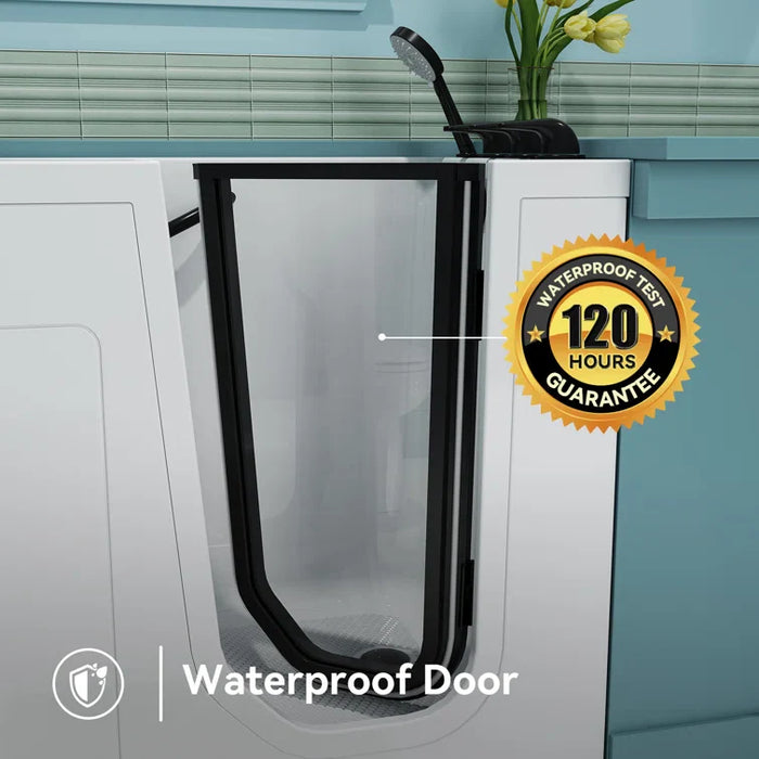 HOROW Walk in Tub and Shower Combo Sit Down Bathtub Model M-329R